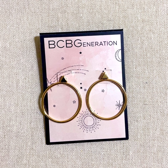 3 for $15 BCBG Hoop Earrings - Picture 1 of 2